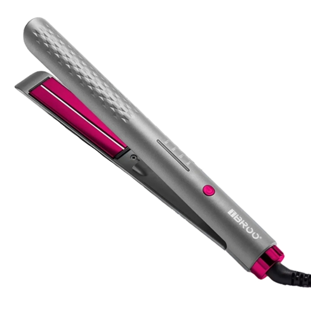 Ceramic Flat Iron Curling Iron in One